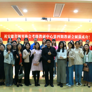 安徽省钢琴协会考级教研中心第四期教研会圆满成功